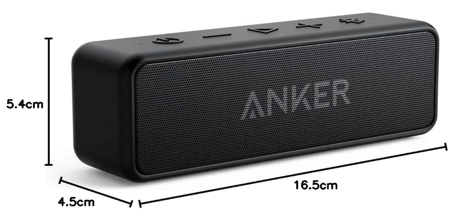 Anker Soundcore Select 2 Bluetooth Portable Speaker – Balanced Stereo Sound, Water-Resistant Build & Reliable Wireless Playback (A3125H11)