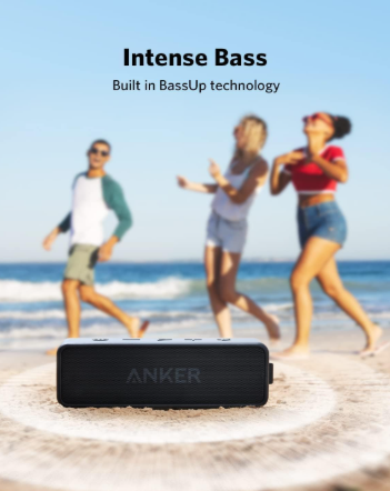 Anker Soundcore Select 2 Bluetooth Portable Speaker – Balanced Stereo Sound, Water-Resistant Build & Reliable Wireless Playback (A3125H11)