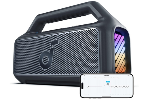 Anker Soundcore Boom 2 Portable Bluetooth Speaker – 80W High-Power Audio, BassUp Enhanced Output & Immersive Room-Filling Sound