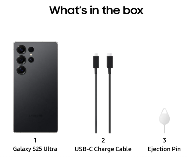 Samsung Galaxy S25 Ultra Titanium Black – 12GB RAM, 512GB Storage, Galaxy AI Flagship with 200MP Camera & Integrated S Pen