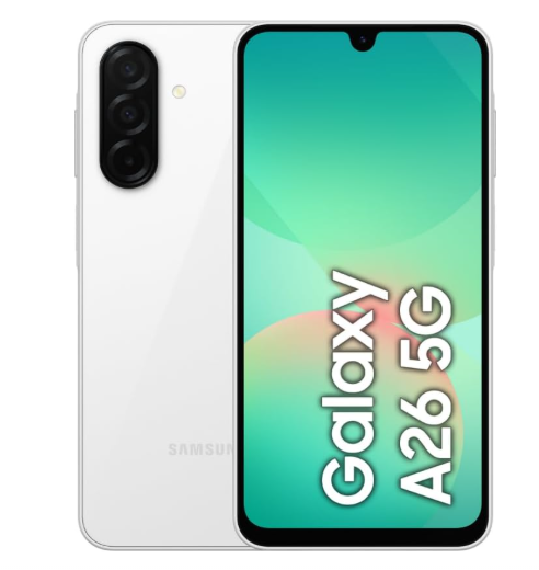 Samsung Galaxy A26 5G – 6GB RAM, 128GB Storage | Fast Connectivity, Smooth Performance & Modern Galaxy Design
