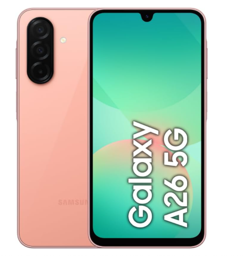 Samsung Galaxy A26 5G – 6GB RAM, 128GB Storage | Fast Connectivity, Smooth Performance & Modern Galaxy Design