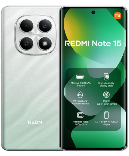 Xiaomi Redmi Note 15 – 8GB RAM, 256GB Storage | High-Capacity Performance Smartphone with Fluid Multitasking & Next-Level Responsiveness