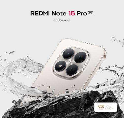 Xiaomi Redmi Note 15 Pro 5G – 12GB RAM, 256GB Storage | Pro-Level Speed, Advanced 5G Performance & Premium Redmi Engineering