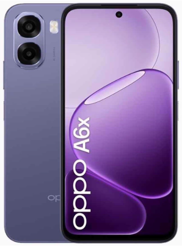 Oppo A6x – 4GB RAM, 128GB Storage | Smooth Everyday Smartphone with Clean Performance & Contemporary Oppo Design