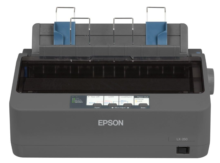 Epson LX-350 Dot Matrix Printer C11CC24001 – 9-Pin Impact Printing, High-Speed Output & Parallel / Serial / USB Connectivity