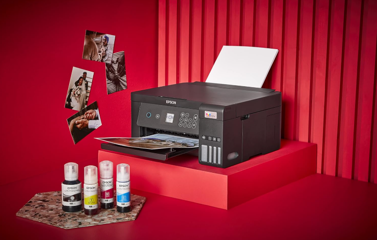 Epson EcoTank L4260 A4 Wi-Fi Duplex All-in-One Ink Tank Printer C11CJ63415 – Automatic Double-Sided Printing, Smart Wireless Productivity