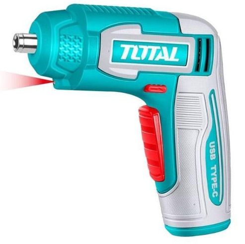 Total TSDLI0458 Cordless Electric Screwdriver – Compact Precision Driver for Fast Repairs & DIY Assembly