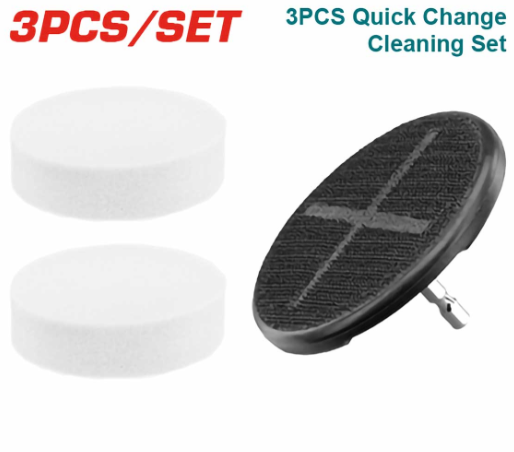 Total TAC35351 3-Piece Soft Sponge Set – Multi-Use Cleaning & Polishing Sponges for Car Care, Home & Surface Finishing