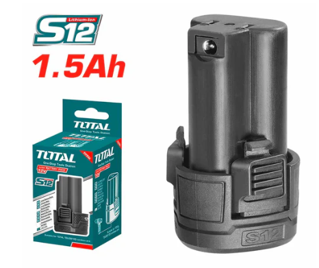 Total TBLI12152 12V Lithium-Ion Battery Pack – Rechargeable Power Source for Total Cordless Tools & Extended Work Sessions