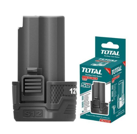 Total TBLI12152 12V Lithium-Ion Battery Pack – Rechargeable Power Source for Total Cordless Tools & Extended Work Sessions