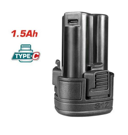 Total TBLI12153 Lithium-Ion Battery Pack – High-Efficiency Rechargeable Power Unit for Total Cordless Tool Performance