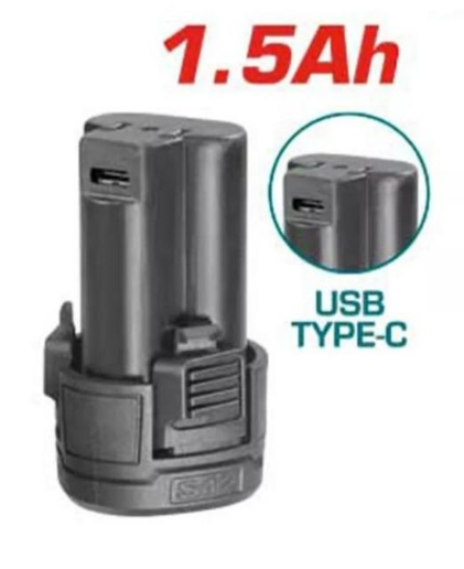 Total TBLI12153 Lithium-Ion Battery Pack – High-Efficiency Rechargeable Power Unit for Total Cordless Tool Performance