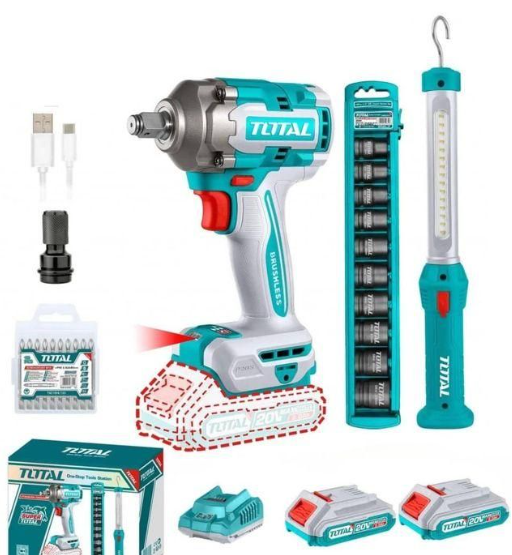 Total TOSLI23048 Cordless 2-Piece Combo Kit – Multi-Tool Power Solution for Efficient Cutting, Grinding & Everyday Worksite Tasks