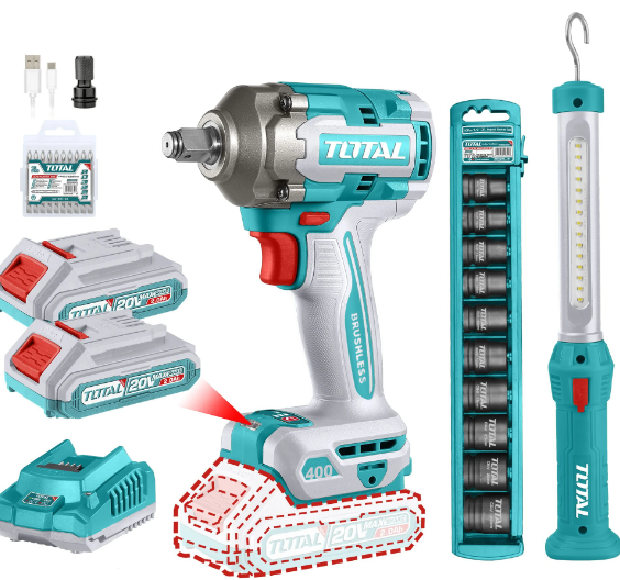 Total TOSLI23048 Cordless 2-Piece Combo Kit – Multi-Tool Power Solution for Efficient Cutting, Grinding & Everyday Worksite Tasks