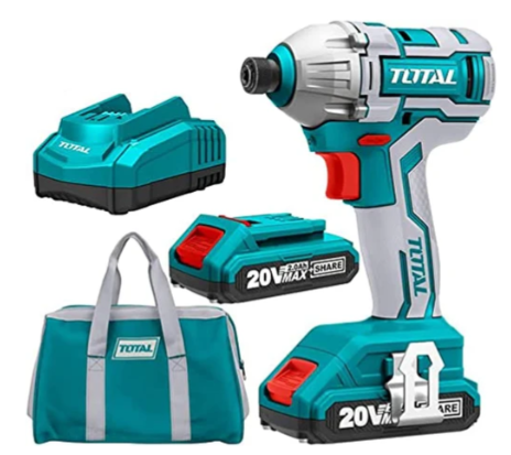Total TIRLI2002 20V Lithium-Ion Impact Driver – Compact High-Speed Fastening Tool for Precision Driving & Assembly Work