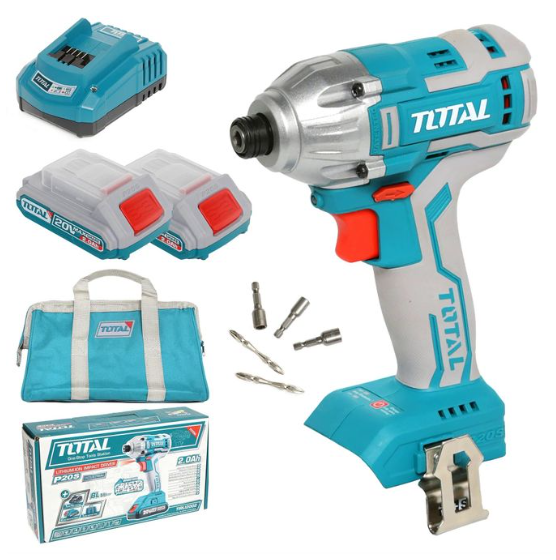 Total TIRLI2002 20V Lithium-Ion Impact Driver – Compact High-Speed Fastening Tool for Precision Driving & Assembly Work