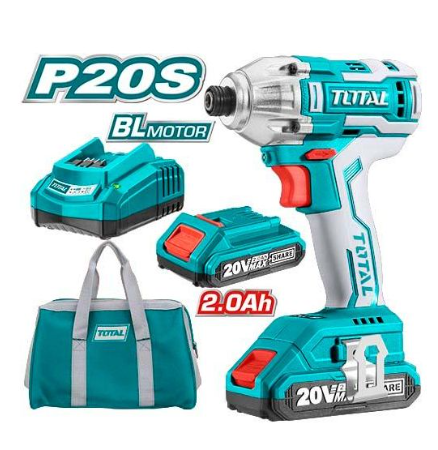 Total TIRLI2002 20V Lithium-Ion Impact Driver – Compact High-Speed Fastening Tool for Precision Driving & Assembly Work