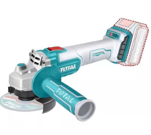 Total TAGLI2011587 20V Lithium-Ion Angle Grinder – High-Efficiency Cordless Grinder for Cutting, Deburring & Rapid Surface Preparation
