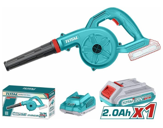 Total TABLI200281 Lithium-Ion Blower – Cordless High-Airflow Cleaning Tool for Dust Removal, Workspace Maintenance & Outdoor Use