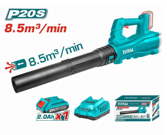 Total TABLI203235 Cordless Blower – Portable High-Velocity Air Tool for Fast Dust Clearing, Equipment Cleaning & Workspace Maintenance