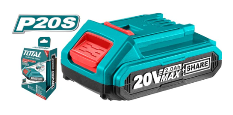 Total TFBLI20011 20V 2.0Ah Lithium-Ion Battery Pack – Compact Rechargeable Power Module for Total Cordless Tools & Flexible Workflows
