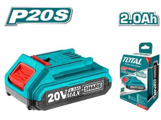 Total TFBLI20011 20V 2.0Ah Lithium-Ion Battery Pack – Compact Rechargeable Power Module for Total Cordless Tools & Flexible Workflows