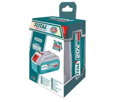 Total TFBLI20021 20V 4.0Ah Lithium-Ion Battery Pack – Extended Runtime Power Unit for Total Cordless Tools & High-Demand Work Cycles