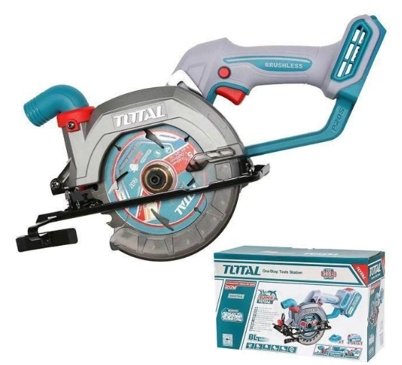 Total TSLI14021 Lithium-Ion Circular Saw & Charger Kit – Cordless Precision Cutting System for Woodworking, Fast Material Sizing & Mobile Jobsite Use