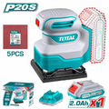 TOTAL TSHSLI20141 Cordless Sheet Sander 20V – Portable Surface Finishing Tool for Wood Smoothing, Detail Sanding & Clean Project Results