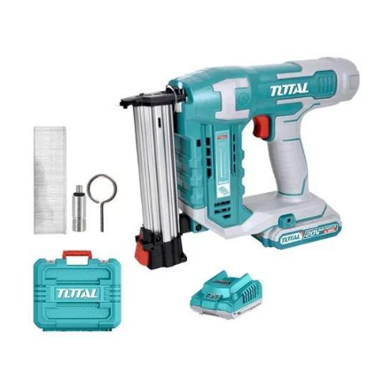 TOTAL TCBNLI3508 20V Cordless Brad Nailer – 35mm Precision Fastening Tool for Trim, Cabinetry, Furniture & Interior Finish Work