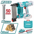 TOTAL TCBNLI5005 20V Cordless Brad Nailer – High-Drive Precision Tool for Seamless Trim, Joinery & Interior Wood Detailing