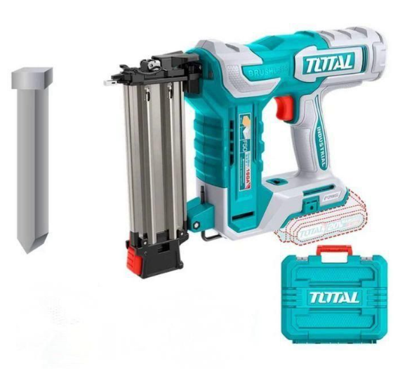 TOTAL TCBNLI5005 20V Cordless Brad Nailer – High-Drive Precision Tool for Seamless Trim, Joinery & Interior Wood Detailing