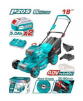 TOTAL TLMLI20186 20V Cordless Lawn Mower – Compact Battery-Powered Mowing System for Clean Cuts, Agile Lawn Care & Effortless Garden Maintenance