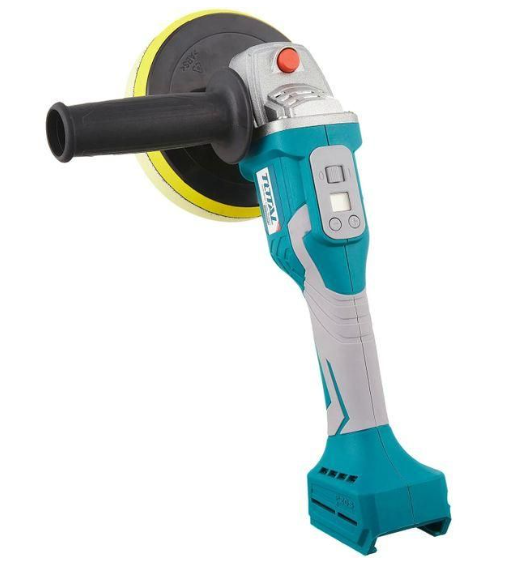 TOTAL TAPLI2001 20V Cordless Angle Polisher – Precision Surface Finishing Tool for High-Gloss Detailing, Smooth Buffing & Professional-Grade Polishing