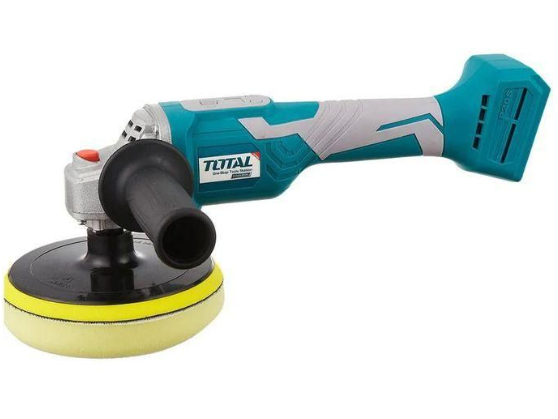 TOTAL TAPLI2001 20V Cordless Angle Polisher – Precision Surface Finishing Tool for High-Gloss Detailing, Smooth Buffing & Professional-Grade Polishing
