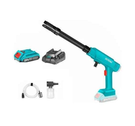 TOTAL TPWLI20362 20V Cordless Pressure Washer – Portable Lithium-Ion Cleaning System for On-Demand Washing, Outdoor Refresh & Anywhere Power Cleaning