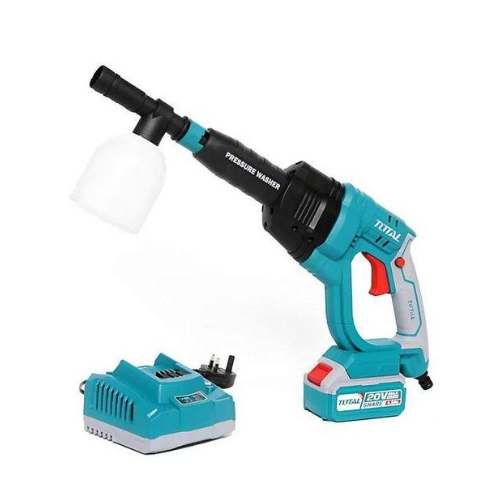 TOTAL TPWLI20084 20V Lithium-Ion Pressure Washer – Compact Cordless Cleaning Tool for Rapid Rinsing, Outdoor Care & Everyday Washing Convenience