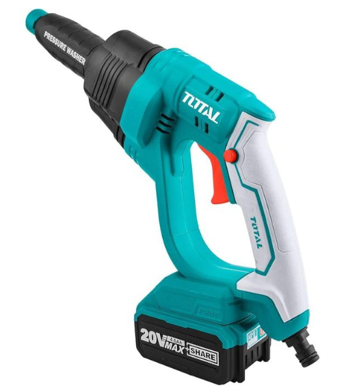 TOTAL TPWLI20084 20V Lithium-Ion Pressure Washer – Compact Cordless Cleaning Tool for Rapid Rinsing, Outdoor Care & Everyday Washing Convenience