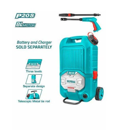 TOTAL TPWLI4006 40V Cordless Pressure Washer – High-Output Portable Cleaning Machine for Deep Washing, Outdoor Restoration & Unrestricted Power Cleaning
