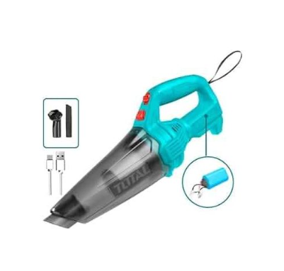 TOTAL TVLI20126 20V Lithium-Ion Vacuum Cleaner – Cordless Dust Extraction Solution for Quick Cleanups, Workshop Debris & Everyday Dirt Control