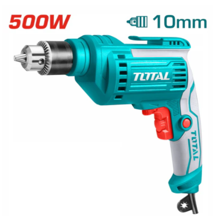 TOTAL TD2051026 500W Electric Drill – High-Speed Precision Drilling Machine for Wood, Metal & Everyday Installation Tasks