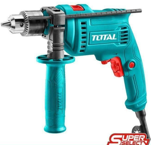 TOTAL TG1061356 680W Impact Drill – High-Torque Hammer Drilling Machine for Concrete, Masonry, Steel & Heavy-Duty Installations