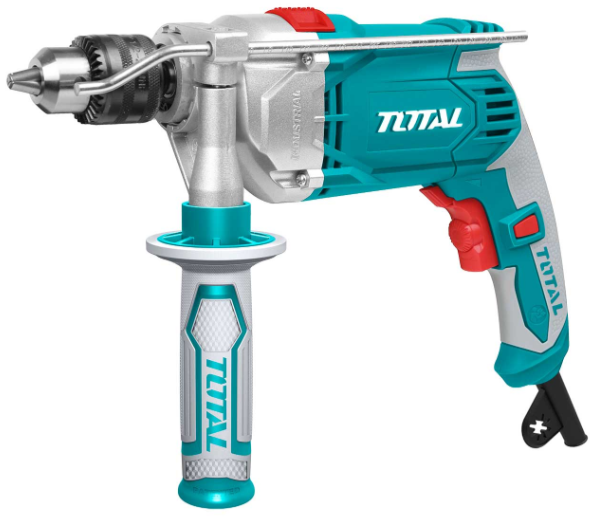TOTAL TG111136 Impact Drill – Precision Electric Hammer Drill for Concrete Anchoring, Steel Drilling & High-Performance Installation Work