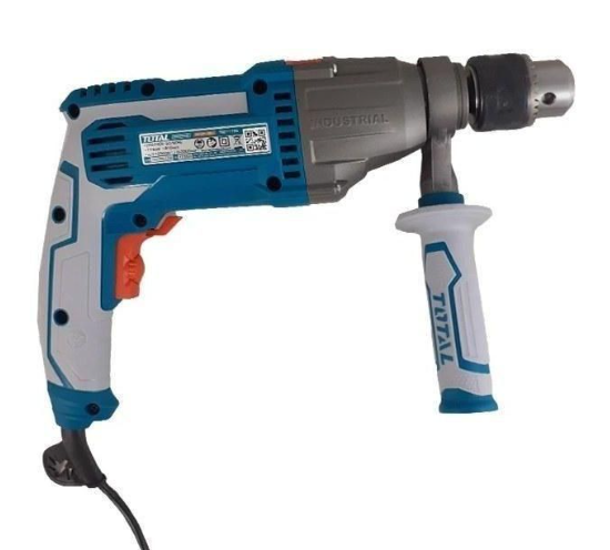 TOTAL TG211166 Impact Drill – Dynamic High-Torque Electric Hammer Drill for Precision Masonry, Steel & Wood Applications