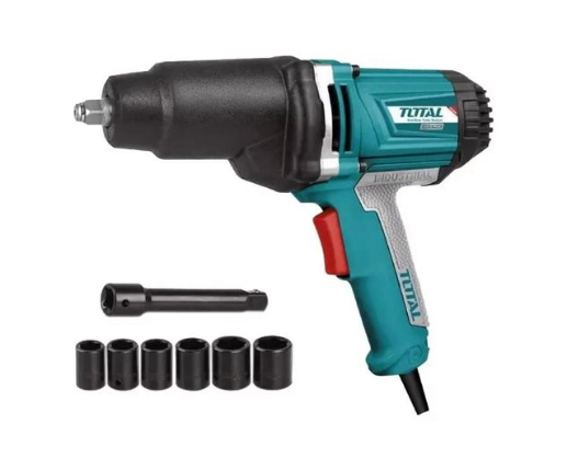 TOTAL TIW10101 1050W Impact Wrench with High-Torque Motor for Automotive Repairs, Heavy Bolting & Industrial Fastening
