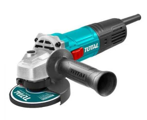TOTAL TG10912556 900W Angle Grinder with High-Torque Motor for Heavy Metal Cutting, Weld Grinding & Surface Preparation