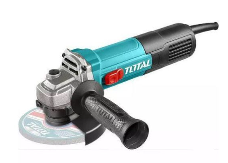 TOTAL TG10912556 900W Angle Grinder with High-Torque Motor for Heavy Metal Cutting, Weld Grinding & Surface Preparation