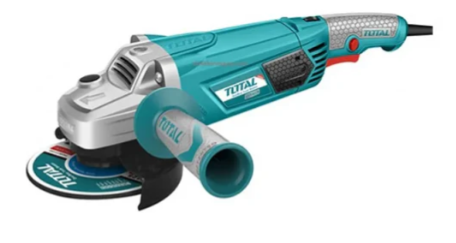 TOTAL TG1262306 2600W Angle Grinder with Extreme-Duty Motor for Reinforced Steel Cutting, Demolition & Industrial Grinding