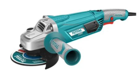 TOTAL TG1262306 2600W Angle Grinder with Extreme-Duty Motor for Reinforced Steel Cutting, Demolition & Industrial Grinding